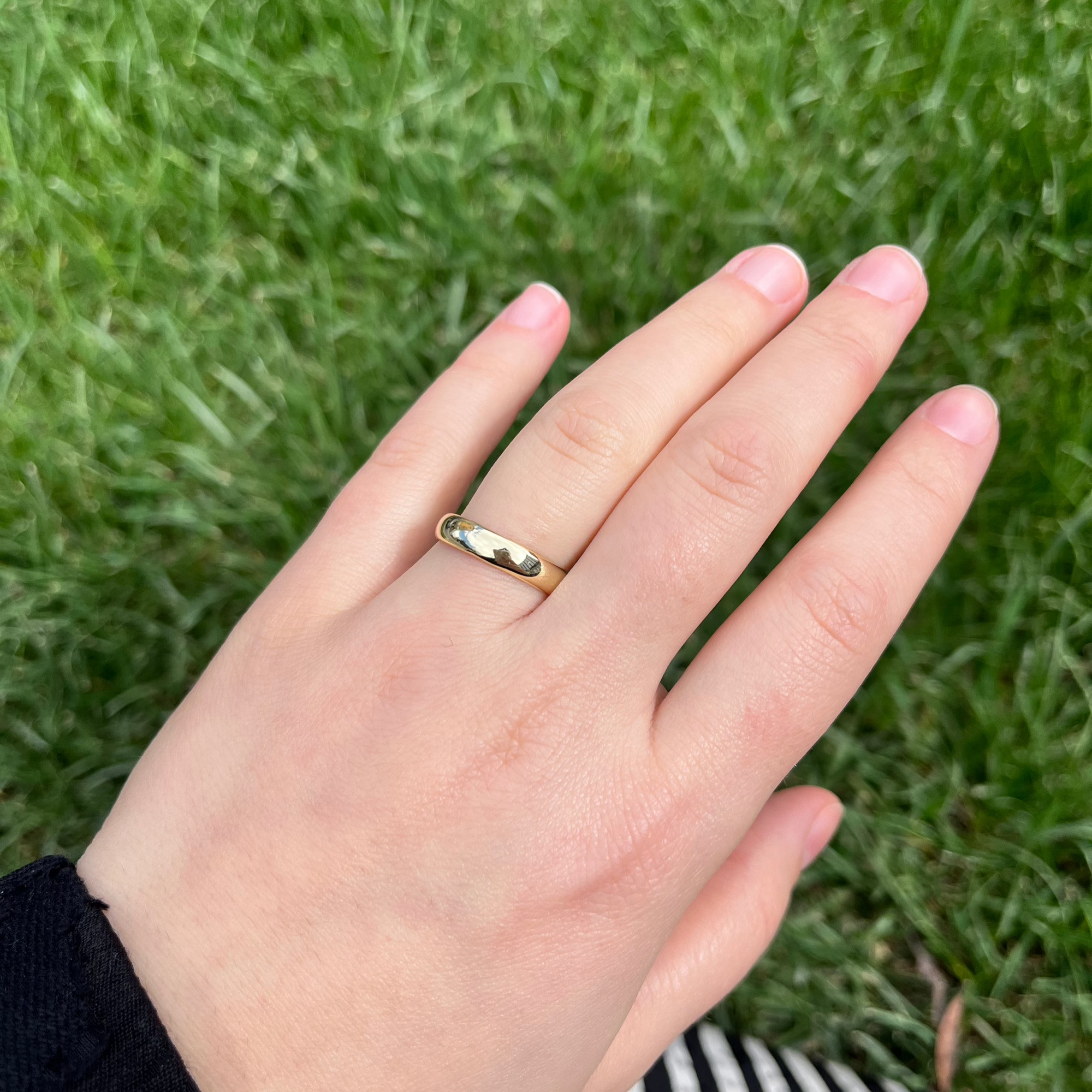 14K 5 mm Alyans Altın Kaplama
